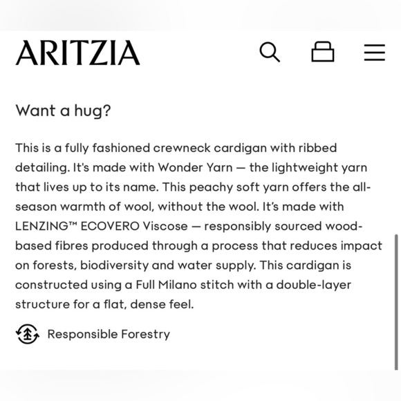 Aritzia Wilfred Golightly Cardigan Light Birch Size Small - Picture 2 of 14